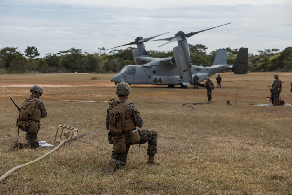 31st MEU | VMM-262 (Rein.) conducts Forward Arming and Refueling Point exercise