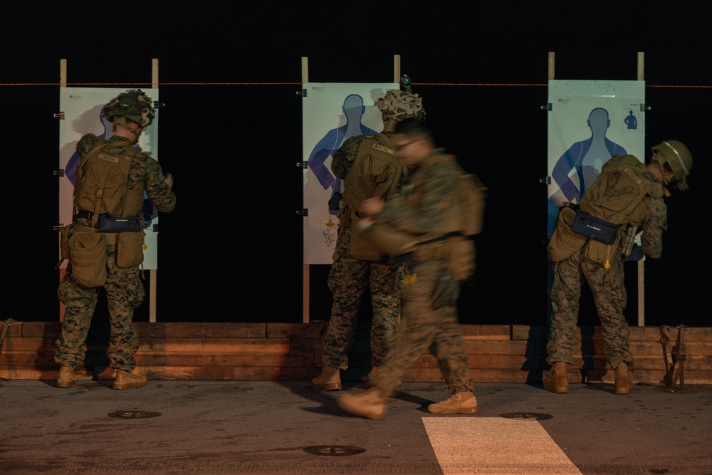 31st MEU | BLT 2/4 conducts Live-Fire Weapons Training aboard USS America (LHA 6)