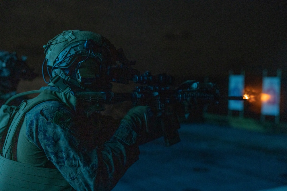 31st MEU | BLT 2/4 conducts Live-Fire Weapons Training aboard USS America (LHA 6)