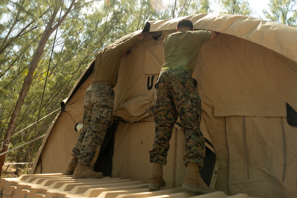 U.S. Marines with 2nd MAW conduct Distributed Aviation Operations