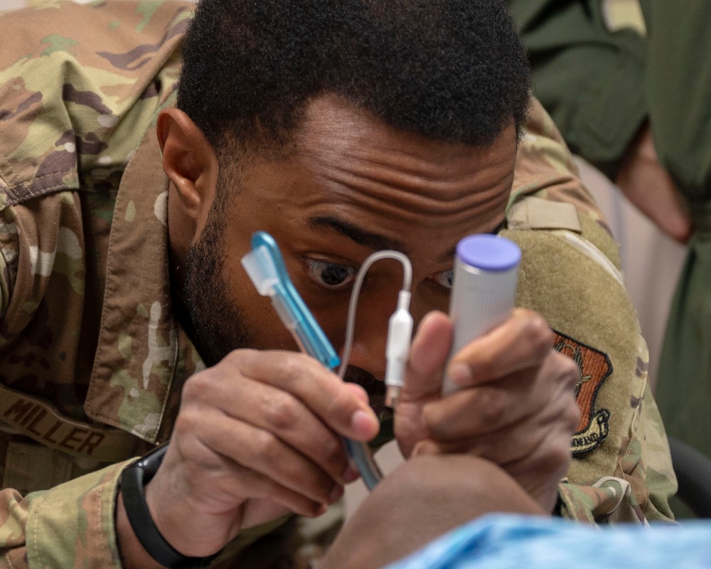 An innovative partnership:  307th Medical Squadron trains with civilian counterparts