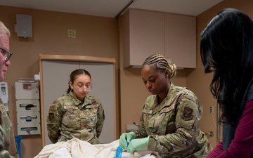 An innovative partnership:  307th Medical Squadron trains with civilian counterparts