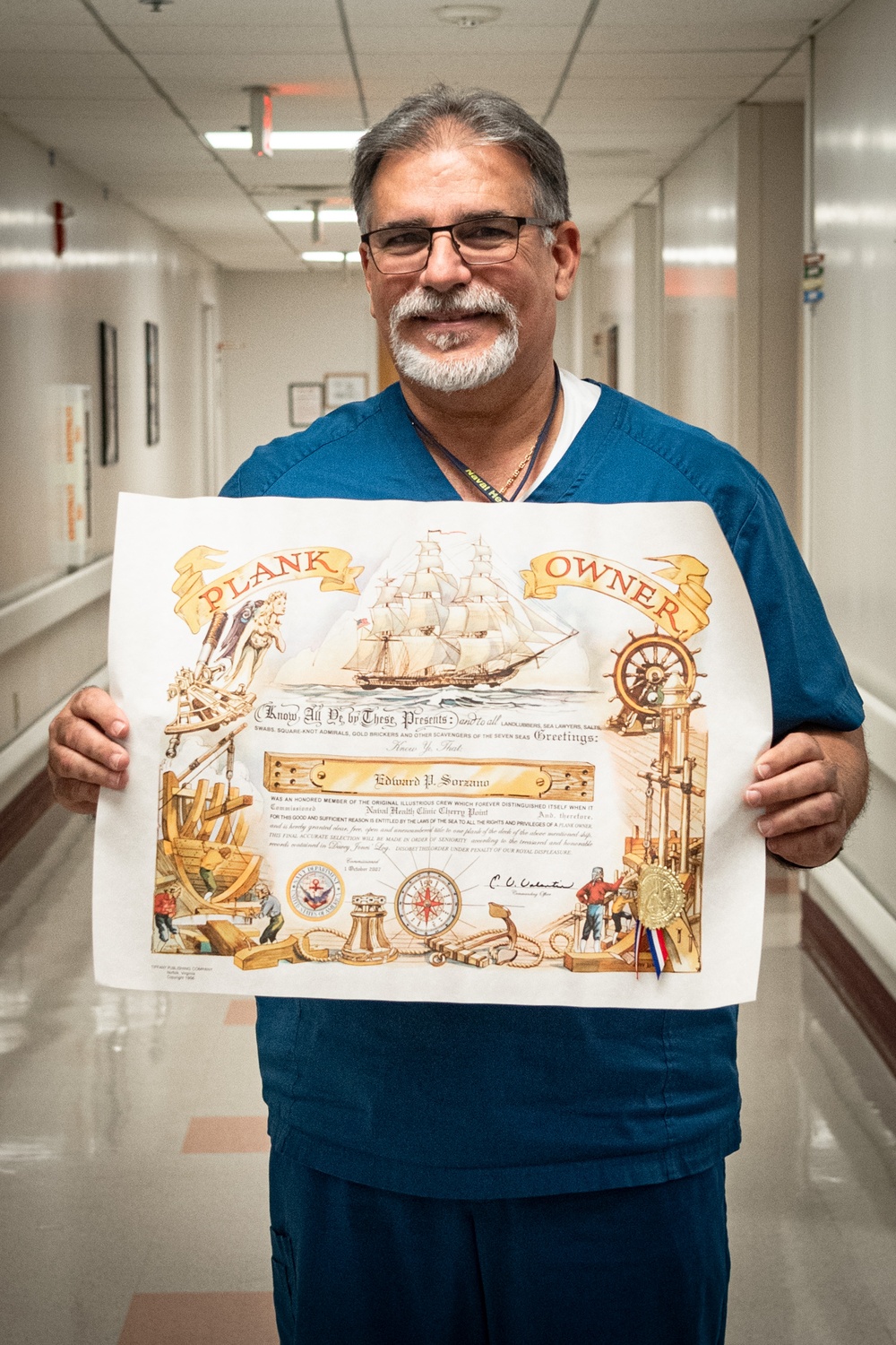 I am Navy Medicine:  Mr. Edward Sorzano, Cherry Point Clinic Plank Owner Retires