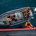 USCGC Polar Star (WAGB 10) conducts crew exchange in McMurdo Sound during Operation Deep Freeze