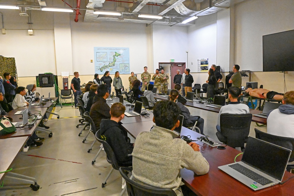 Air Force JROTC Experiences Hands-On Army Training at Torii Station