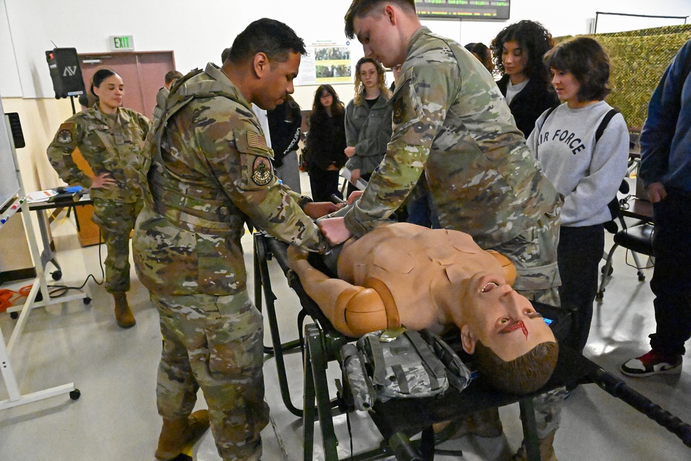 Air Force JROTC Experiences Hands-On Army Training at Torii Station