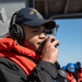 USS Iwo Jima Conducts Fueling At Sea Operations