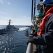 USS Iwo Jima Conducts Fueling At Sea Operations