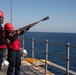 USS Iwo Jima Conducts Fueling At Sea Operations