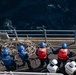 USS Iwo Jima Conducts Fueling At Sea Operations