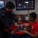 USCGC Polar Star (WAGB 10) conducts crew exchange in McMurdo Sound during Operation Deep Freeze