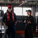 USCGC Polar Star (WAGB 10) conducts crew exchange in McMurdo Sound during Operation Deep Freeze