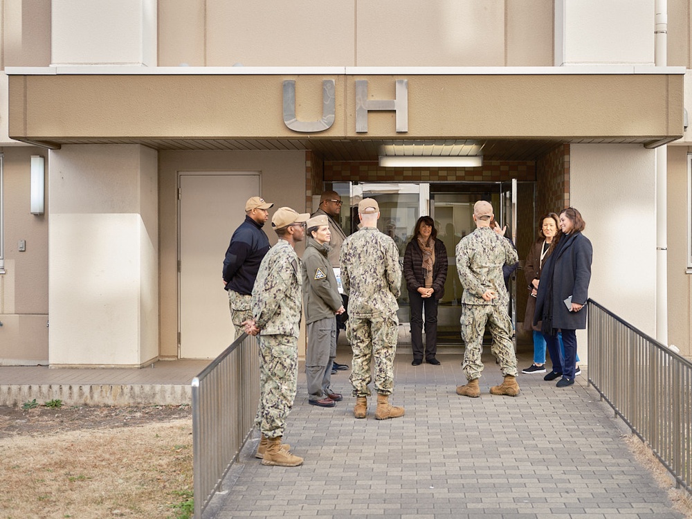 Mrs. Cheever Visits CFAY Unaccompanied Housing