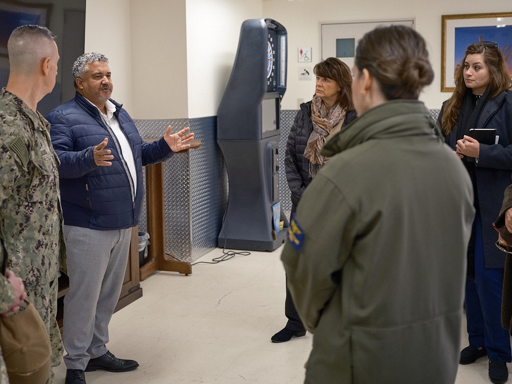 Mrs. Cheever Visits CFAY Unaccompanied Housing