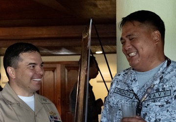 U.S. Navy Sailors participate in Mutilateral Naval Exercise Komodo 2025 presail brief