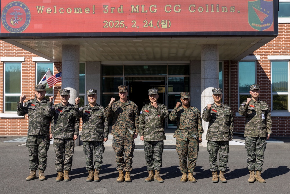 3rd MLG CG visits ROK 1st MarDiv, MLG During Bilateral Exercises