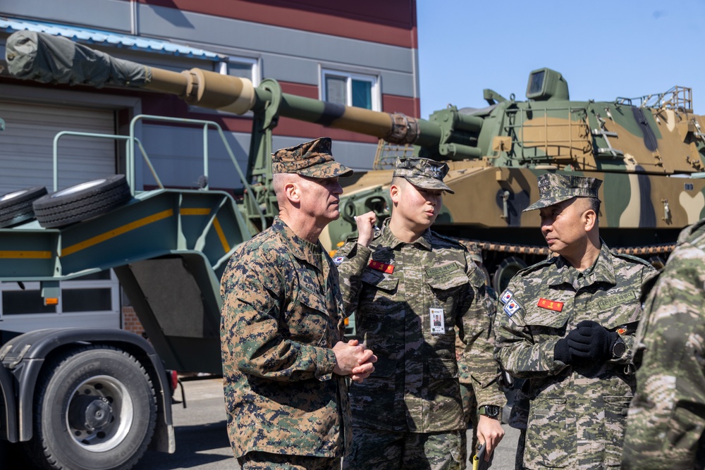 3rd MLG CG visits ROK 1st MarDiv, MLG During Bilateral Exercises