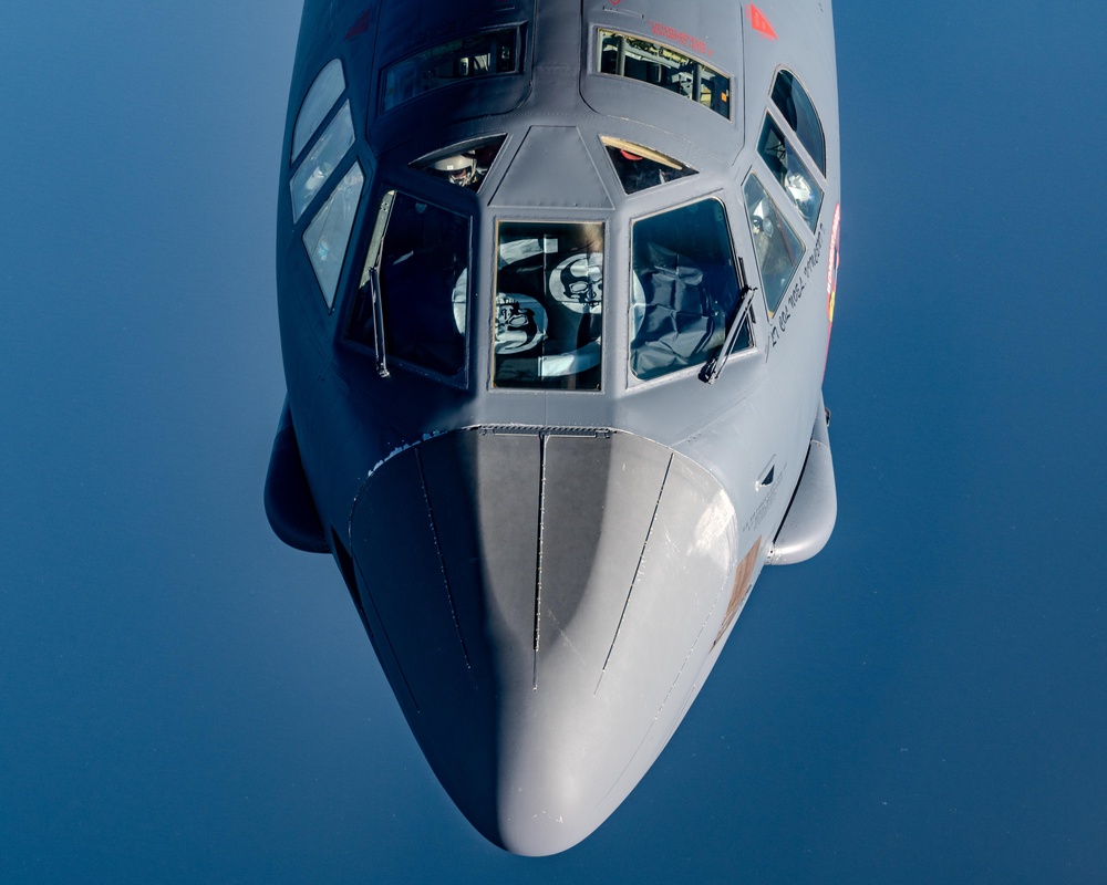 B-52 strategic bombers overfly USCENTCOM AOR during bomber task force mission