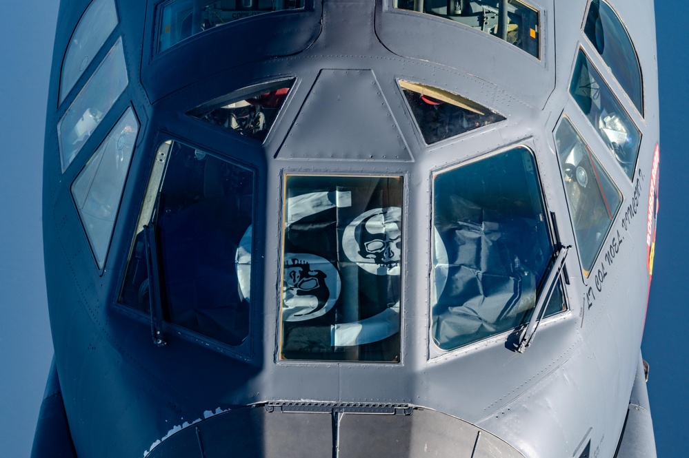 B-52 strategic bombers overfly USCENTCOM AOR during bomber task force mission