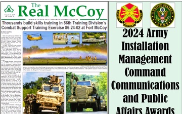 Fort McCoy communicators earn awards in 2024 IMCOM Communications-Public Awards competition