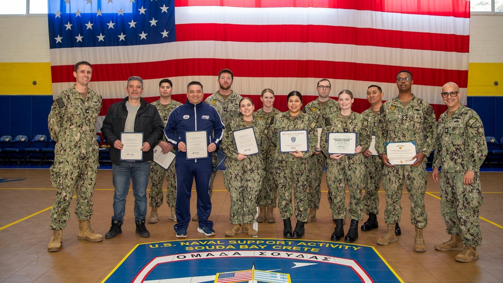 February 2025 NSA Souda Bay Awards at Quarters