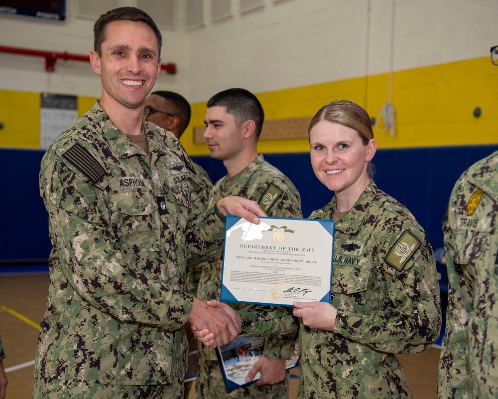 February 2025 NSA Souda Bay Awards at Quarters