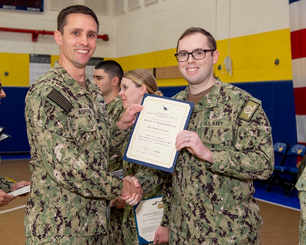 February 2025 NSA Souda Bay Awards at Quarters