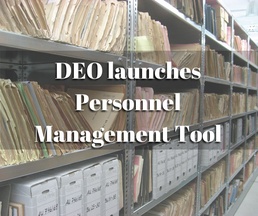 DEO launches Personnel Management Tool