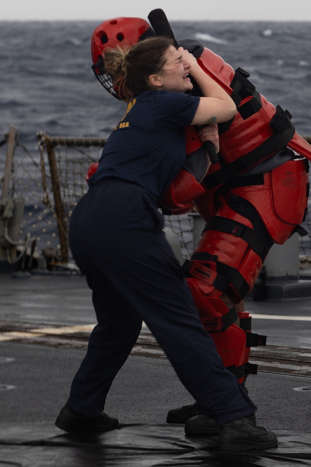 USS Oscar Austin (DDG 79) Conducts Security Reaction Force Bravo Course