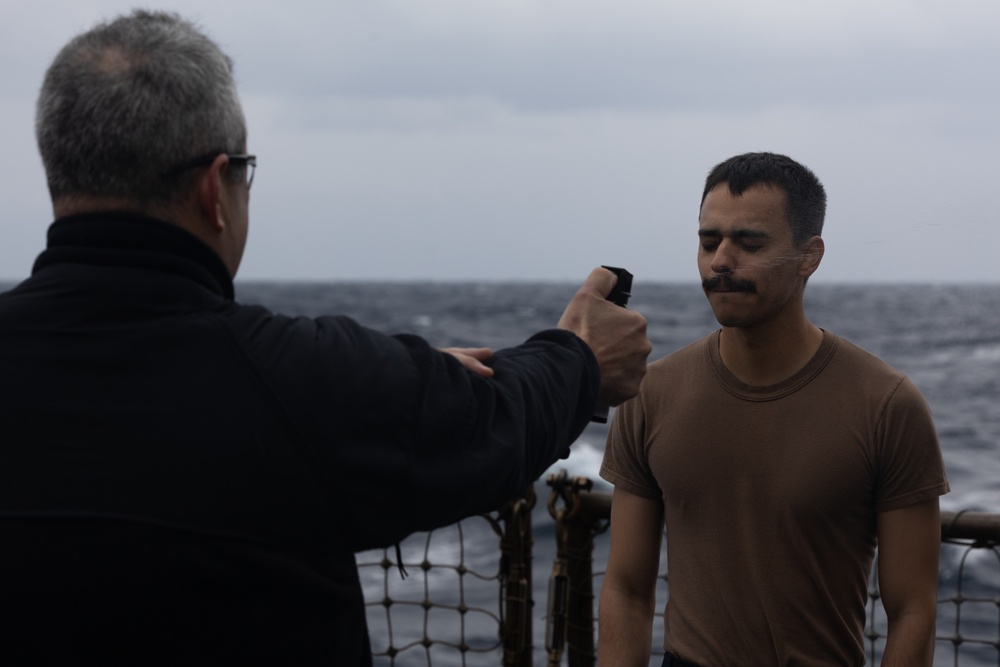 USS Oscar Austin (DDG 79) Conducts Security Reaction Force Bravo Course