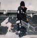 USS Gerald R. Ford (CVN 78) Sailors shovel snow during a winter storm