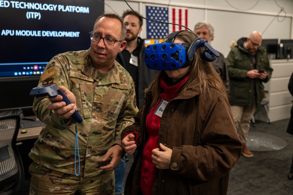 911th AW Leadership Pittsburgh base tour