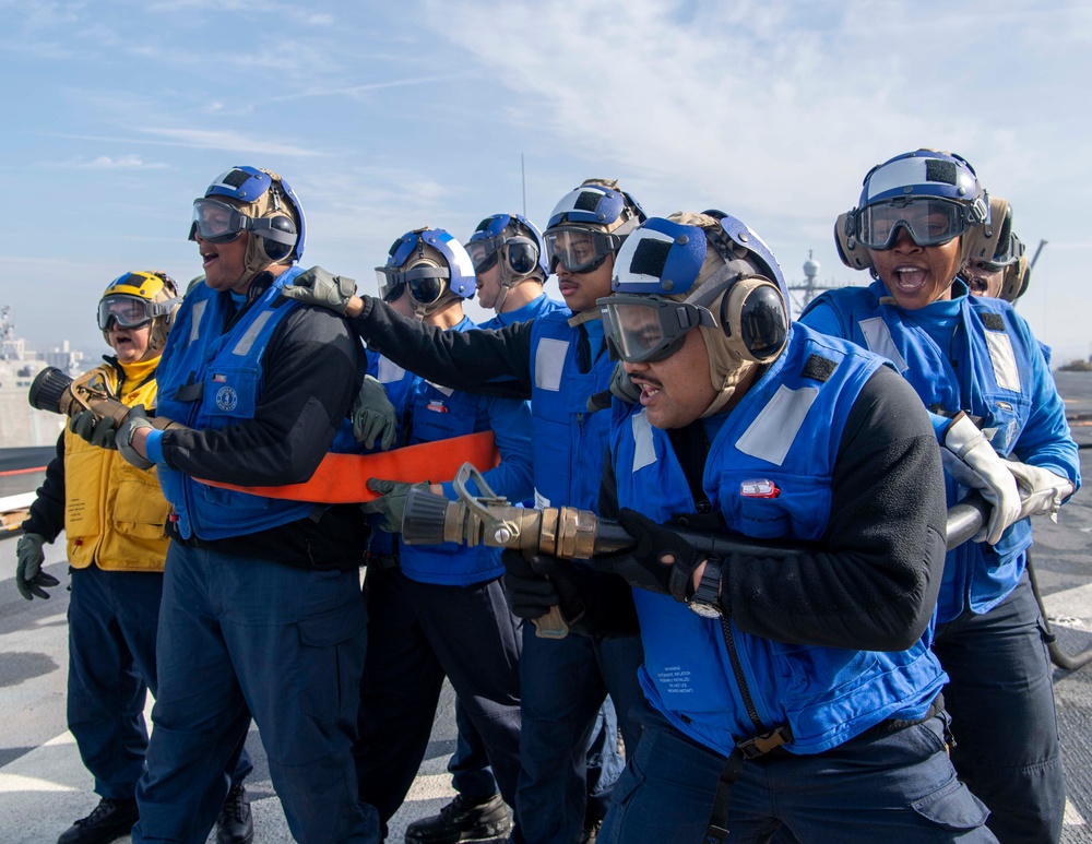 Air Dept. Fire Drill