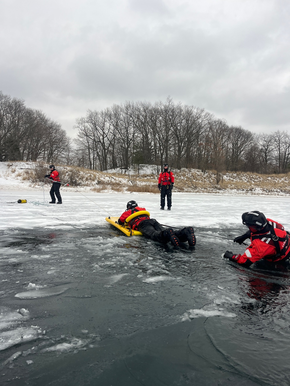 Coast Guard urges caution on ice, water as temperatures fluctuate across Great Lakes