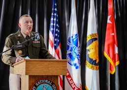 Command Sgt. Maj. James (Brian) Kendrick officially becomes the 14th Command Sergeant Major of the Army National Guard