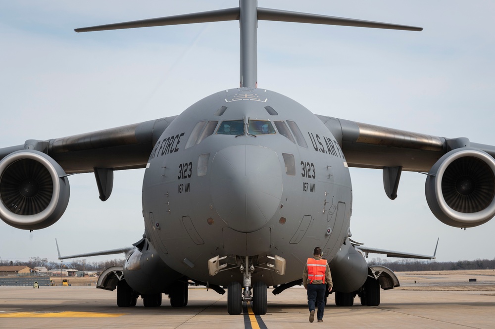 167th AW Airlifts 32nd WMD-CST