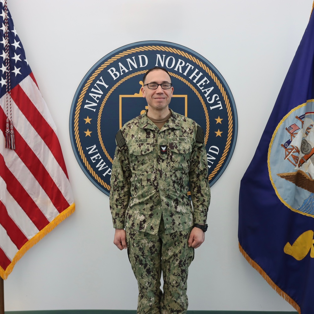 Welcome aboard Musician 3rd Class Ariel Robles! Welcome aboard Musician 3rd Class Ariel Robles!