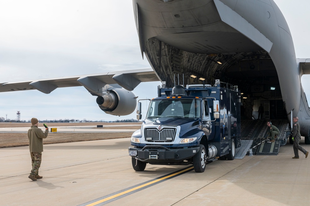 167th AW Airlifts 32nd WMD-CST