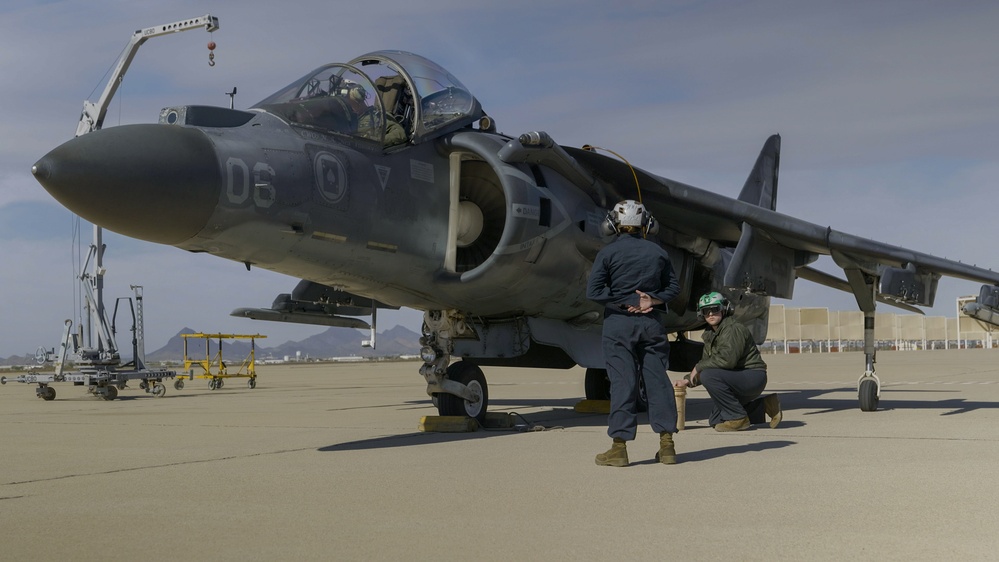 Marine Attack Squadron (VMA) 231 AV-8B Harrier II Demilitarization