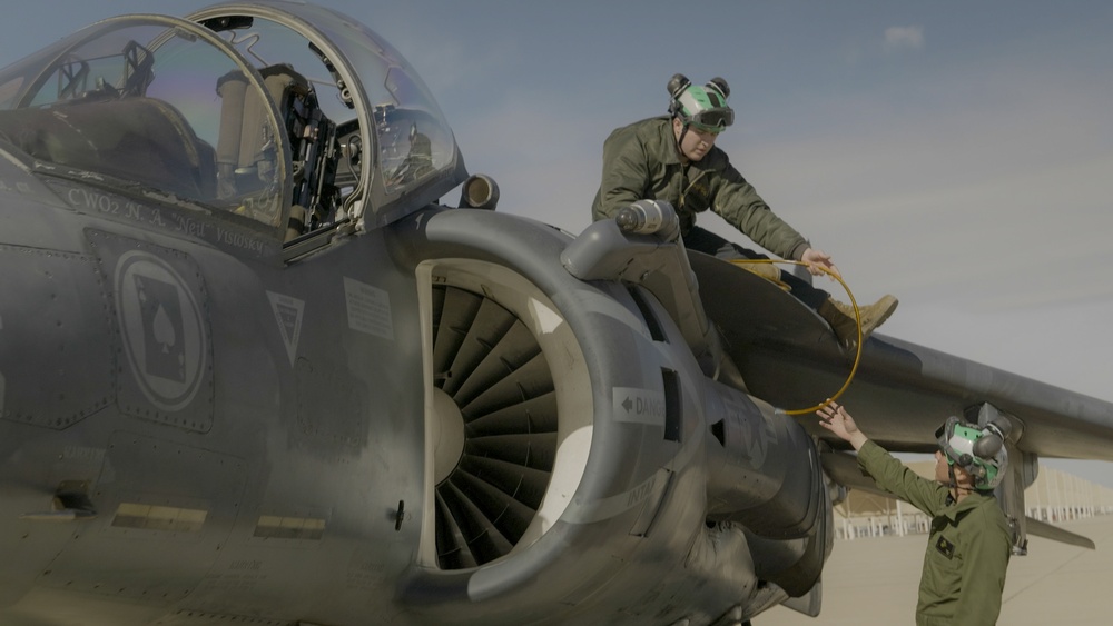 Marine Attack Squadron (VMA) 231 AV-8B Harrier II Demilitarization