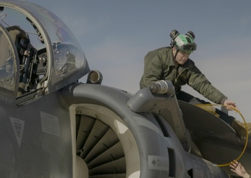 Marine Attack Squadron (VMA) 231 AV-8B Harrier II Demilitarization