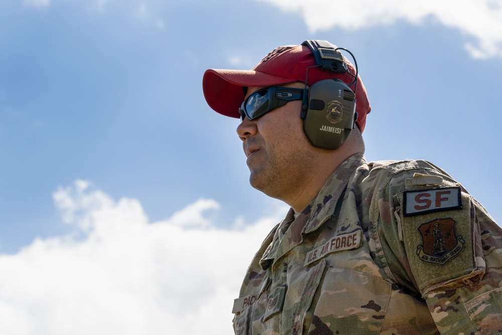 156th Wing SFS heavy weapons proficiency training