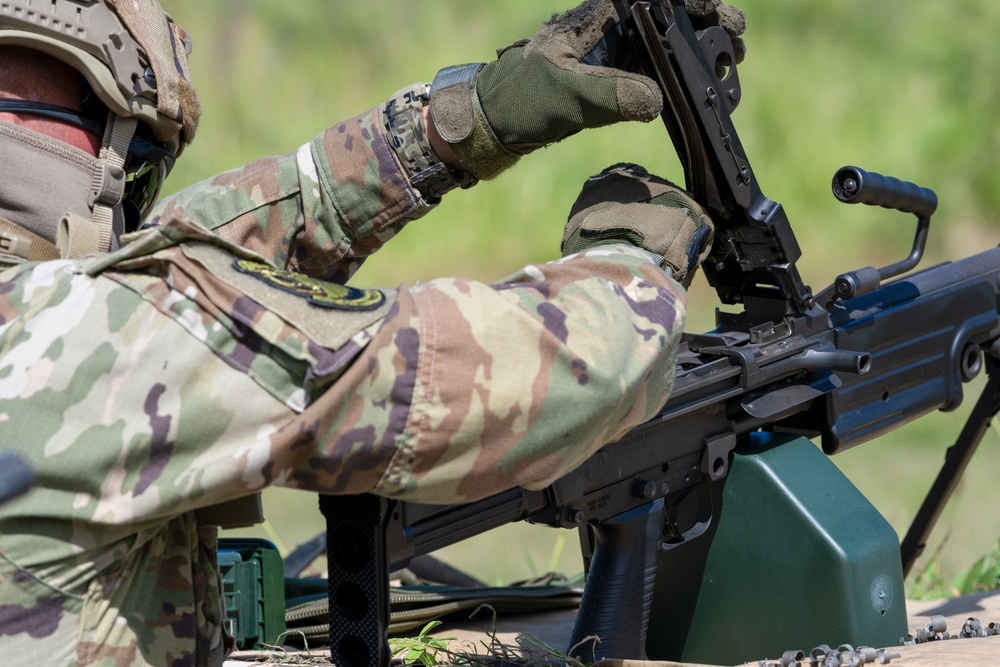 156th Wing SFS heavy weapons proficiency training