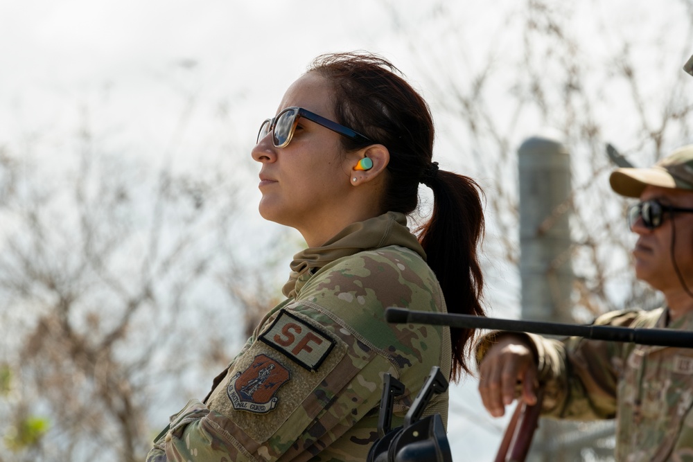 156th Wing SFS heavy weapons proficiency training