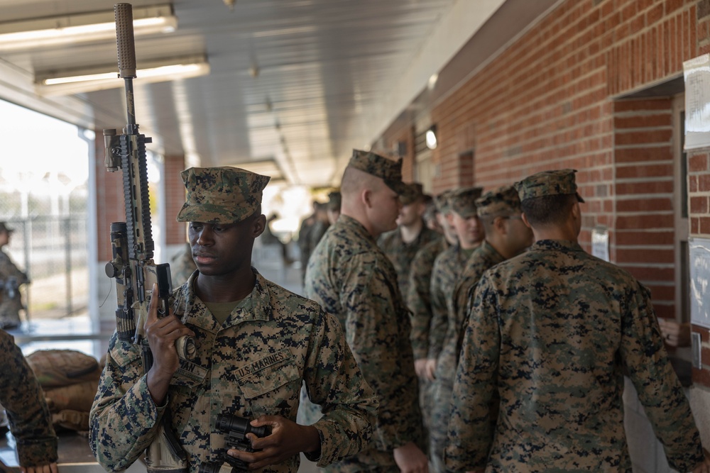 1st Battalion 2d Marine Regiment Prepares to Deploy to Okinawa, Japan
