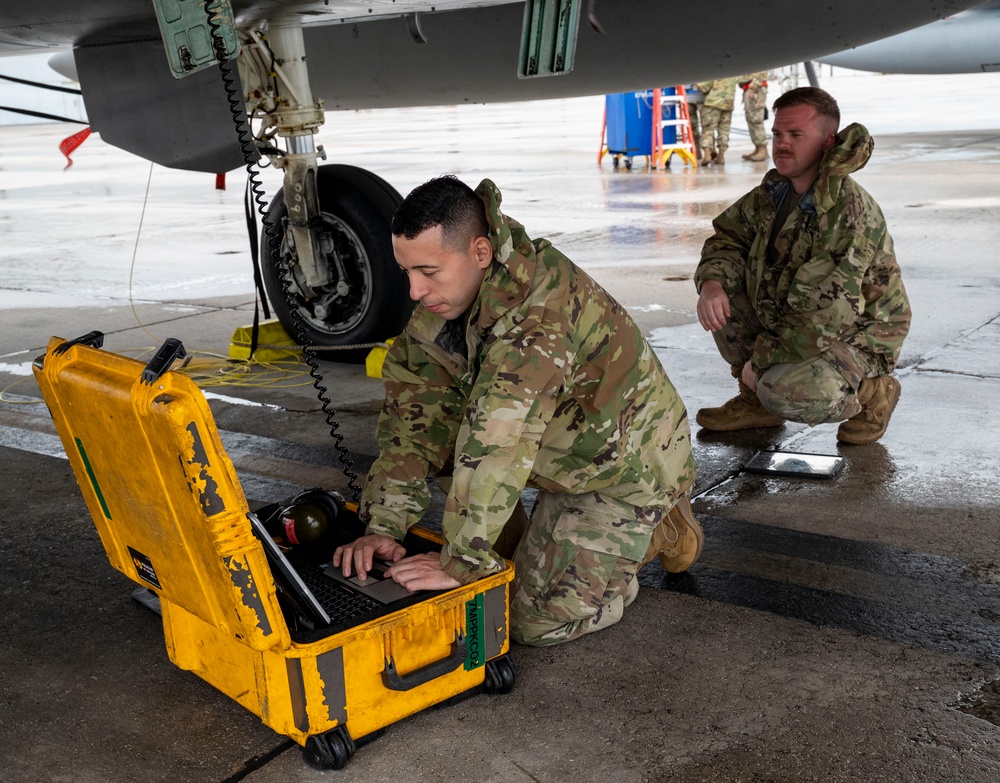 104th Fighter Wing Airmen participate in Exercise Ready Eagle 25-01 as final exercise with the F-15 Eagle