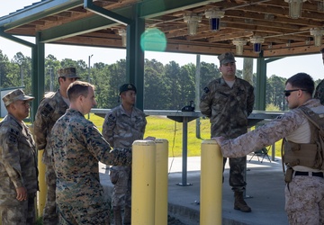Peruvian Marines Visit School of Infantry – East
