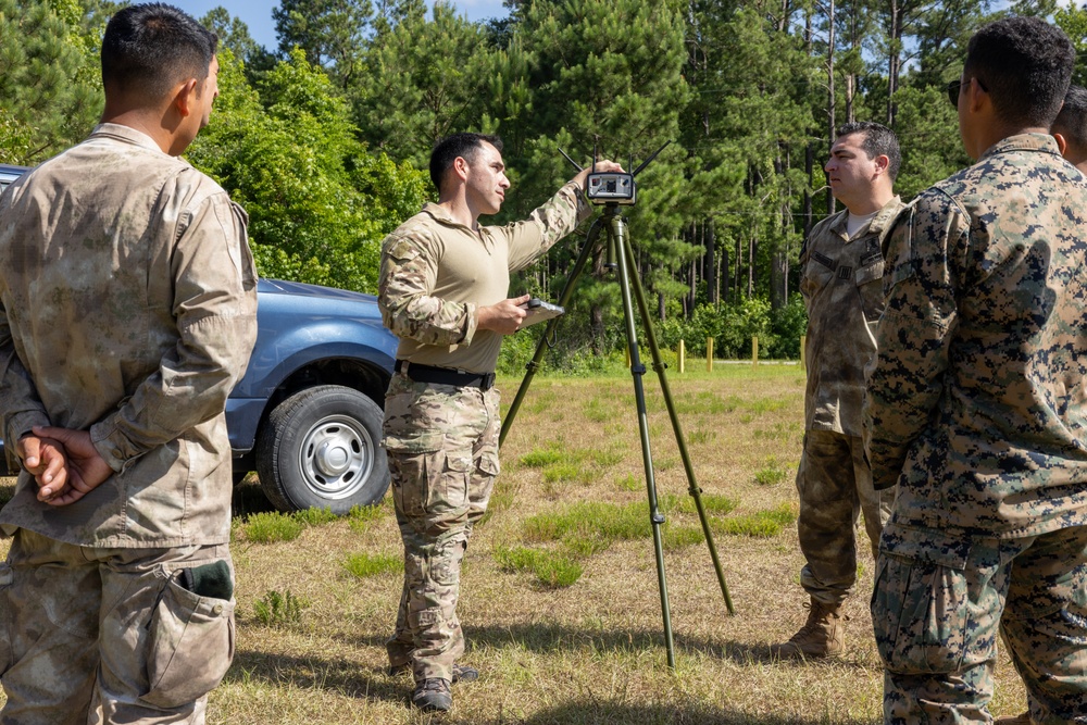 Peruvian Marines Visit School of Infantry – East