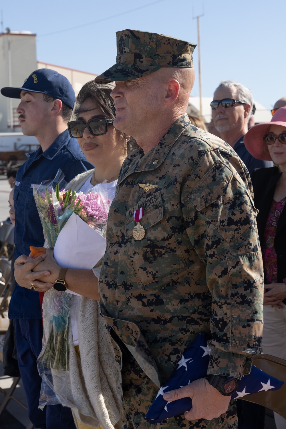 U.S. Marine Corps retirement ceremony