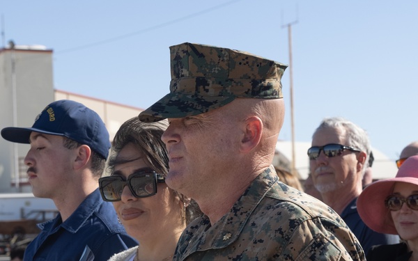U.S. Marine Corps retirement ceremony